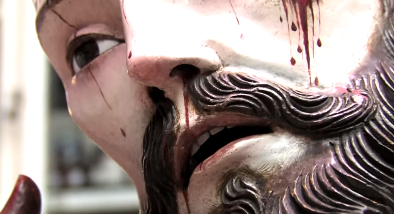Illustration for article titled X-Ray Reveals Real Human Teeth in 300-Year-Old Jesus Statue